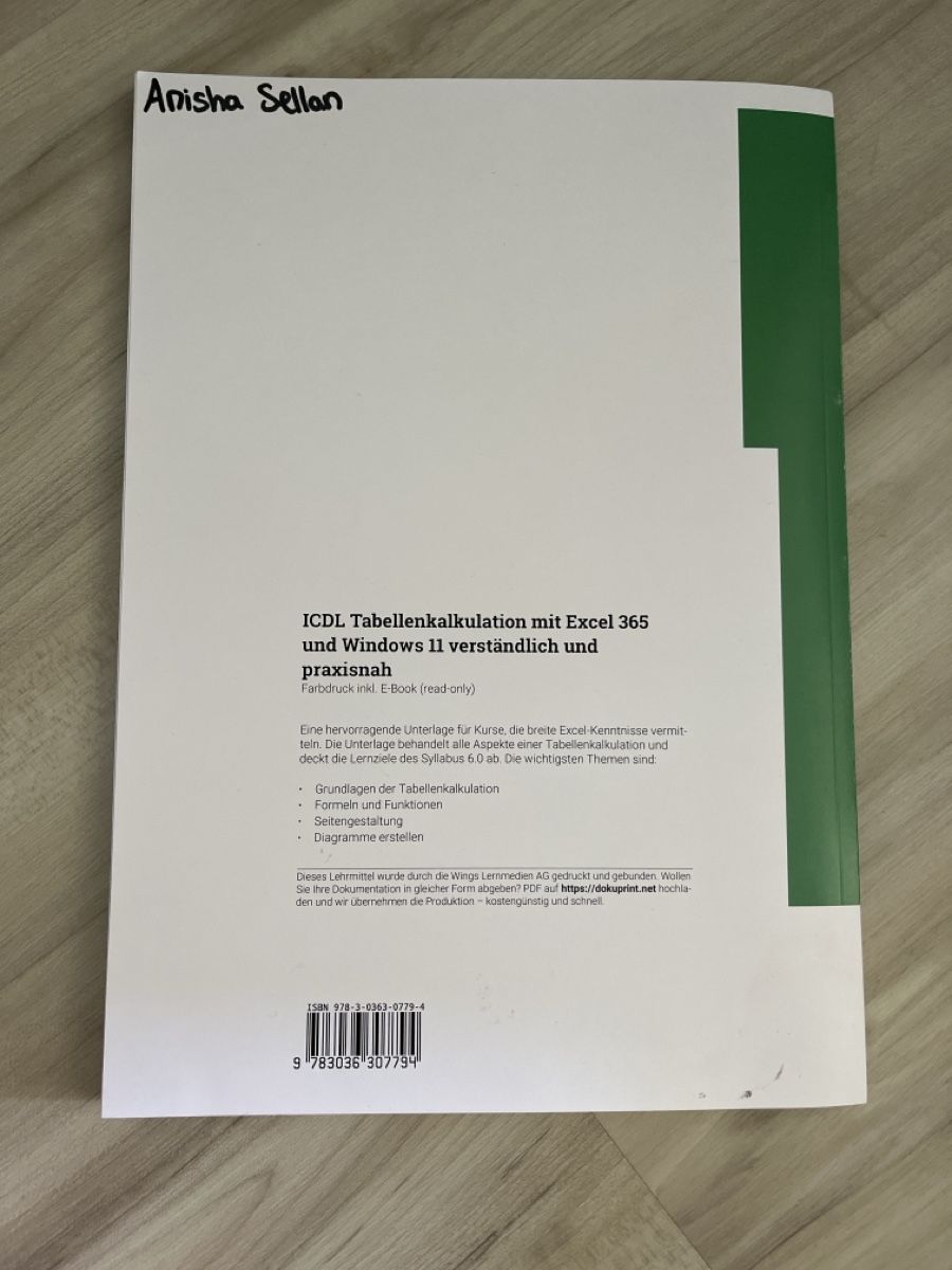 Libri: Tabellenkalkulation ICDL Base-Modul mit Excel 365 – Usato da Neftenbach venduto da anisha_capone 1