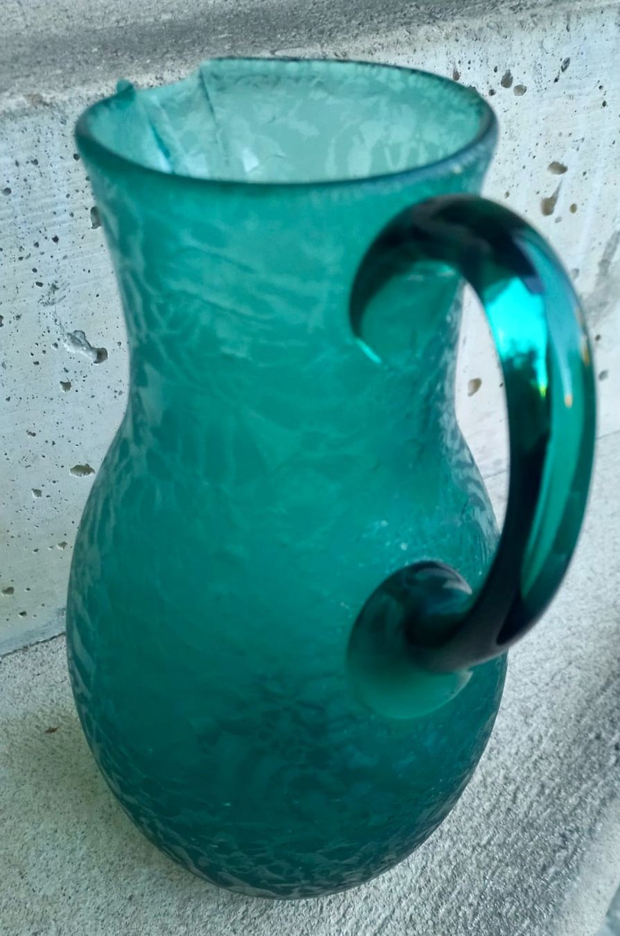 Caraffe: Glaskrug St. Prex Eisglas – Usato da Burgdorf venduto da glasrabe01 3