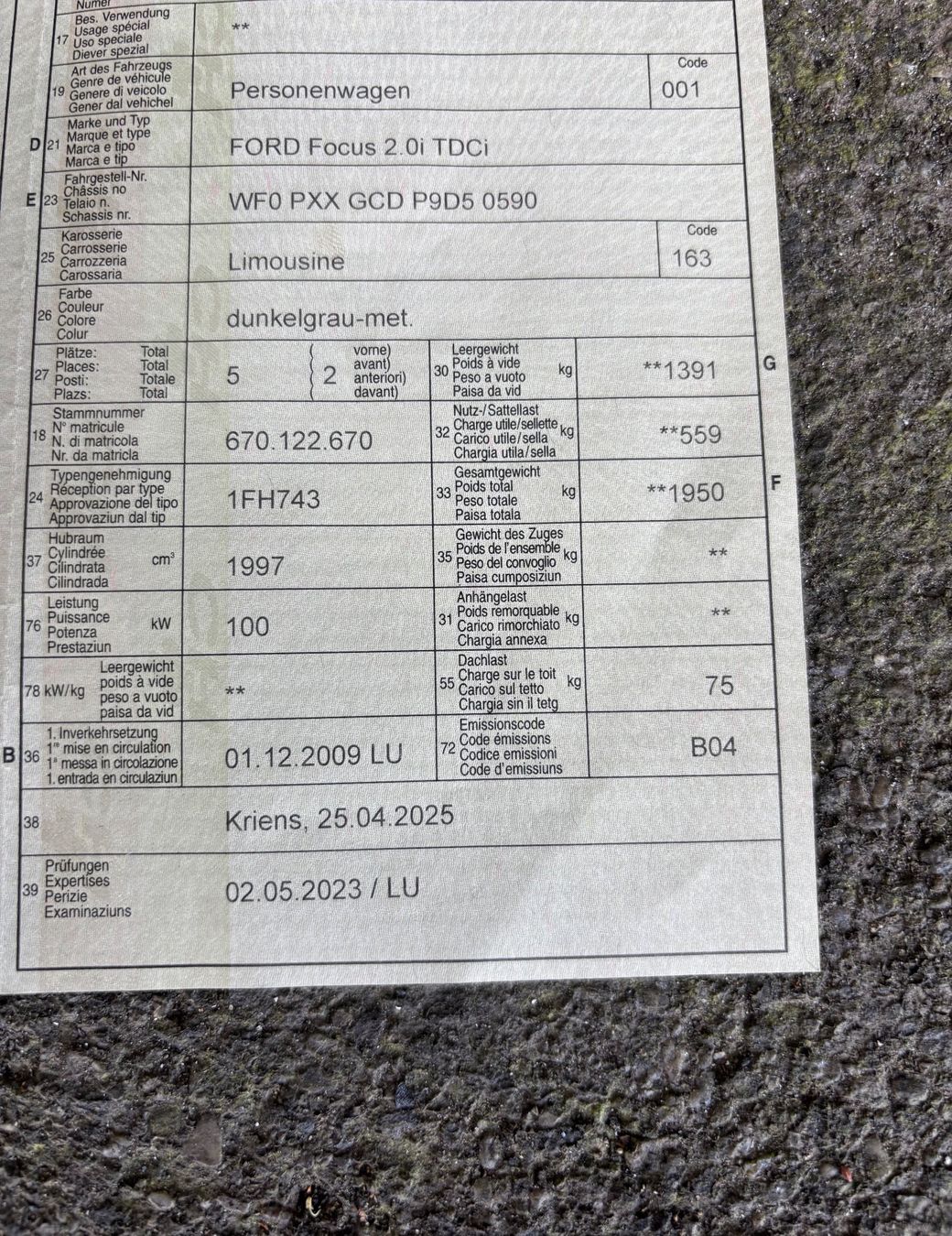 Automobili: Ford Focus – Usato da Luzern venduto da SwissCars-Luzern 2