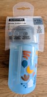 NEU - Suavinex Trinkbecher mit Strohhalm 340 ml, Hellblau