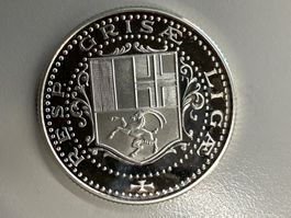 Medaille Silber 999 20g Graubünden Helvetia 1803