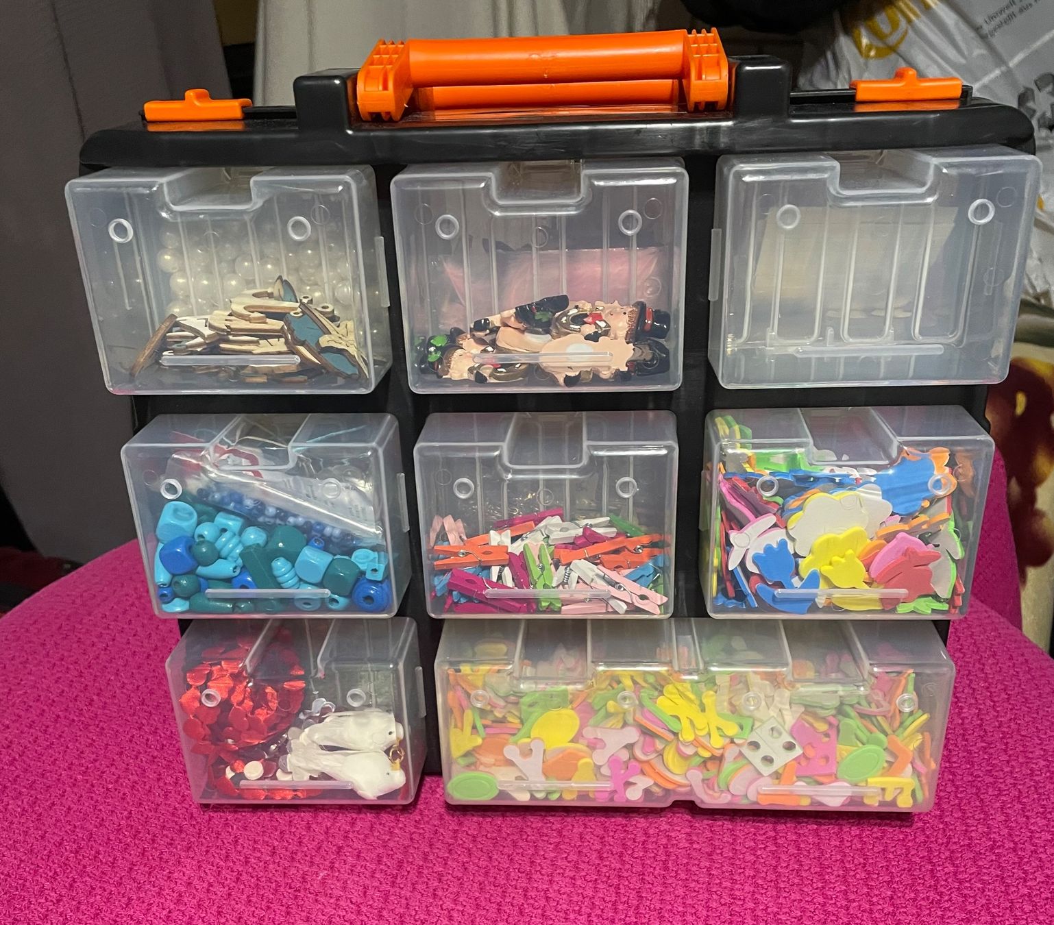 Kit bricolage: Bastelkoffer mit viel Inhalt NEU – Nuovo (secondo la descrizione) da Kloten venduto da des_xv52 1