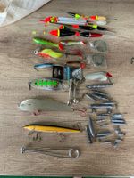 Fischköder Set Wobbler, Blinker, Schwimmer, Bleie usw.