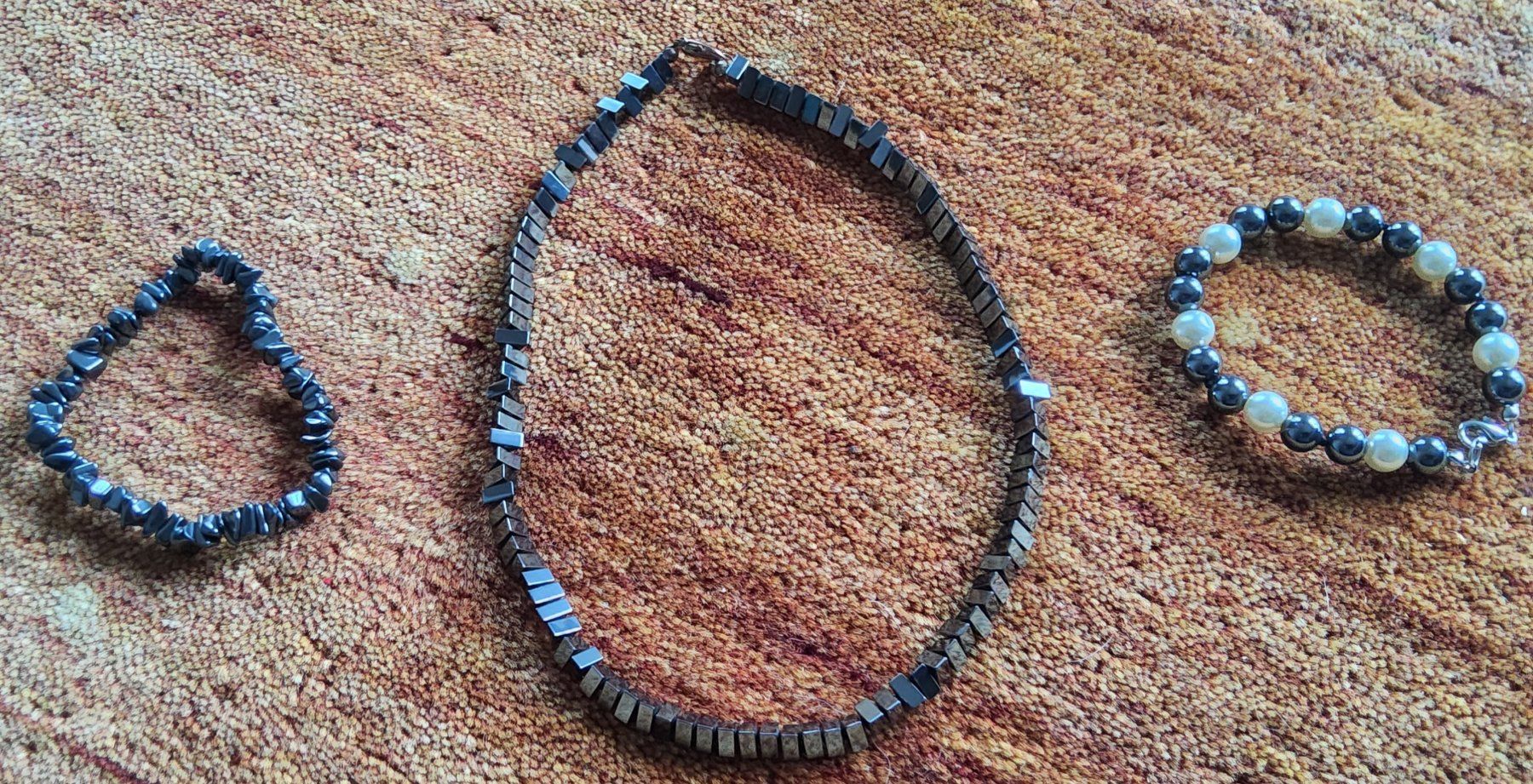 Catenine: Hämatit Halskette & Armband – Usato da Diegten venduto da ayla2009 3