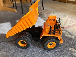 Spielzeug Muldenkipper Caterpillar 777B orange guter Zustand