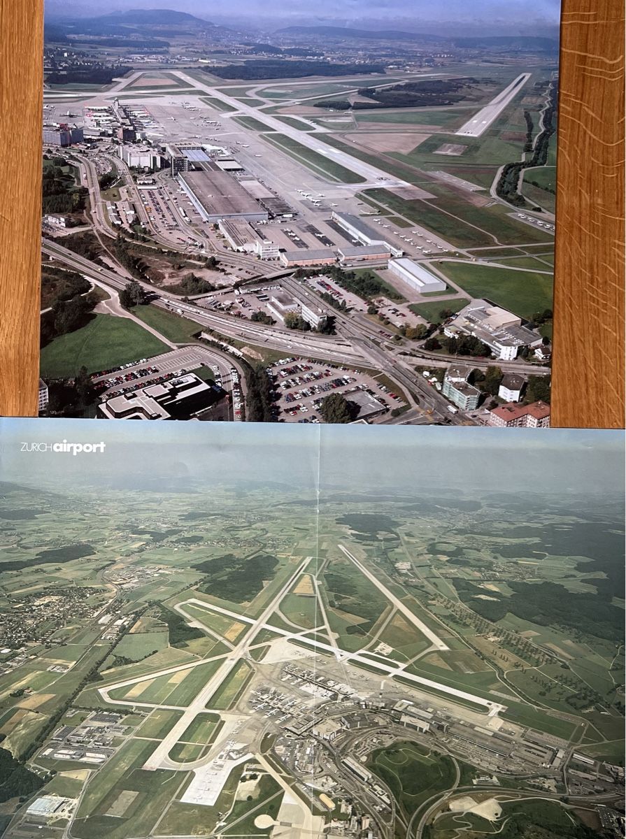 Poster & Bilder: 2 Poster Flughafen Zürich – Gebraucht aus Ostermundigen von airline-trolley