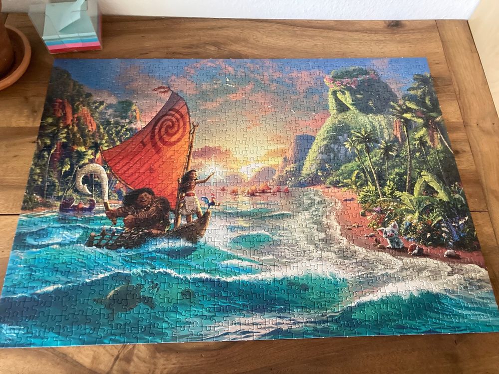 Puzzle Vaiana / Moana 1000 Teile (Gebraucht) in Aarau für CHF 10 – mit ...