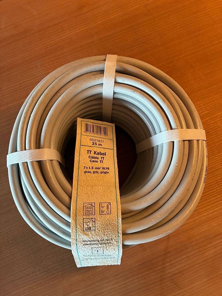 Cavi: TT-Kabel 7x1.5mm2 – Nuovo e nell'imballaggio originale da Ottikon venduto da Garad07