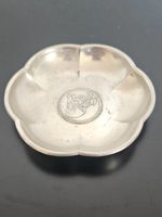 Antike Zinn Schale mit Prägung Zürich Wappen