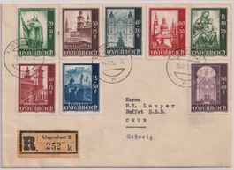 Brief 1952 Österreich nach Chur