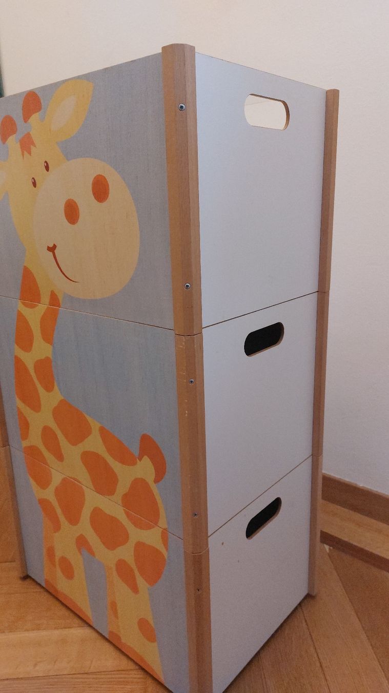 Altro in Decorazioni & Accessori: Weizenkorn Giraffe Kids Storage Boxes – Usato da Zürich venduto da Lolaad 2