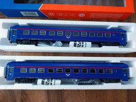 Roco 45402/45403 - SJ Personenwagen 1. Kl. - HO GS OVP NEU