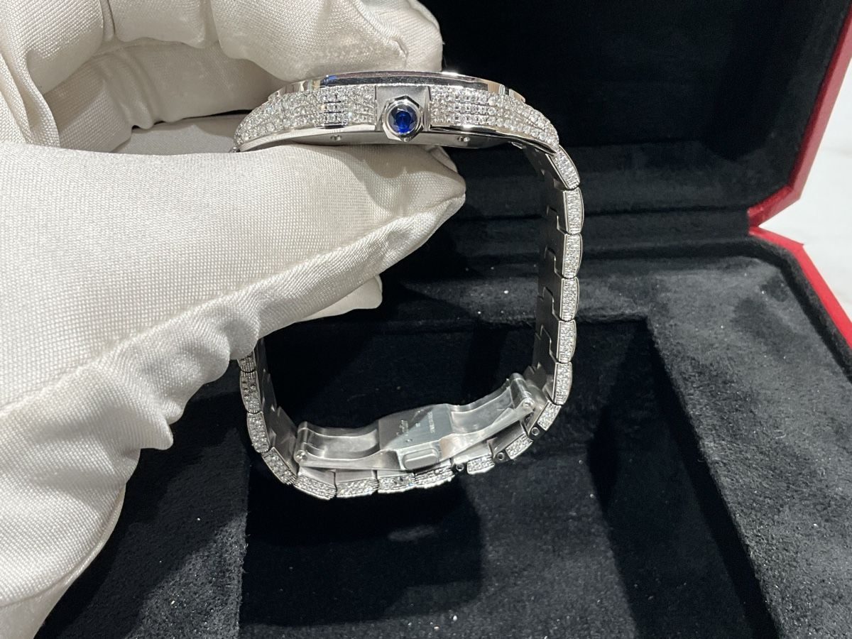 Cartier Orologi: Cartier Santos Iced out – Nuovo (secondo la descrizione) da Schaffhausen venduto da glamour-shop 5
