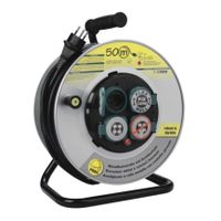 Kabelrolle Metall - Steffen 50 Meter