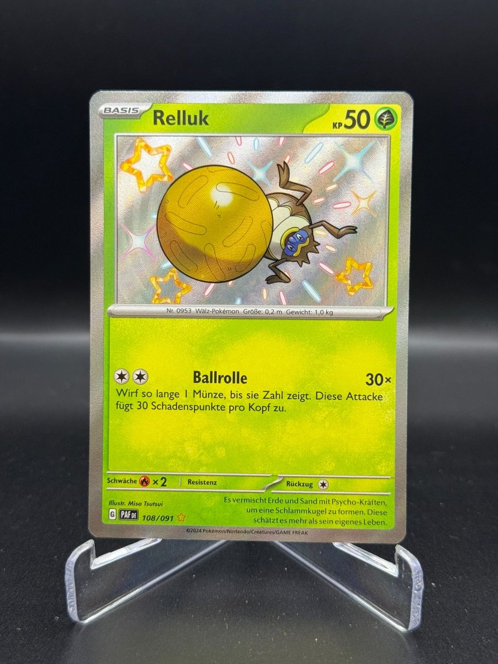 Pokémon Carte collezionabili: Relluk (PAF 108) - Shiny – Usato da Birmensdorf ZH venduto da SnorlaxMail