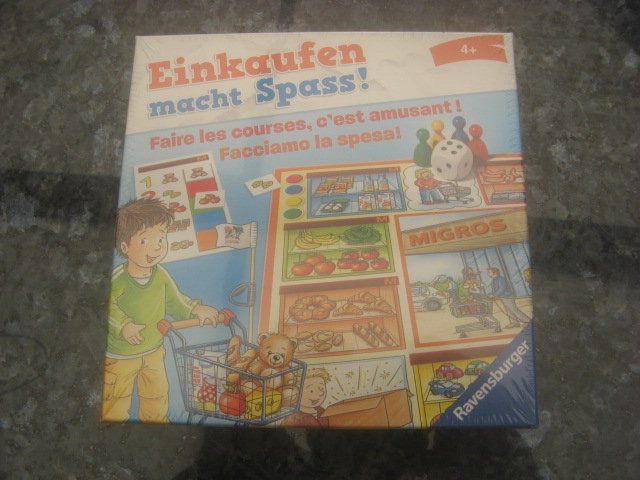 Ravensburger 25058 – Wir Spielen Einkaufen – Lernspiel Für 2–4 Spieler, 4–7 Jahre – Mit 3D Marktständen, Förderung Von Geldverständnis & Selbstständigkeit
