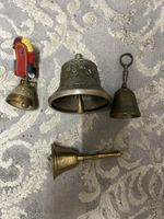 4 Glocken Set gemischtes Material gebraucht