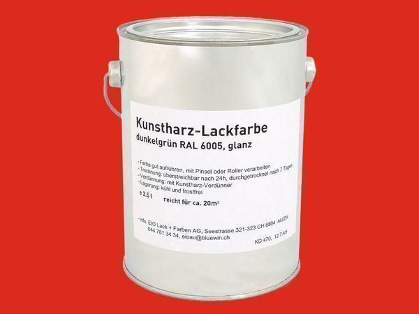Colori: Kunstharz Lack Farbe RAL 2.5 Liter – Nuovo e nell'imballaggio originale da Au (ZH) venduto da elf07
