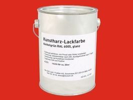 Kunstharz Lack Farbe RAL 2.5 Liter