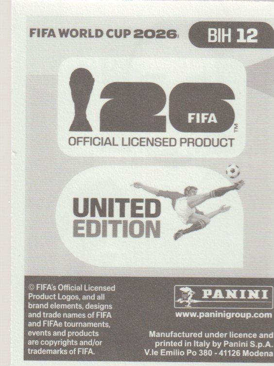 Panini Sammelbilder & Trading cards: FIFA WORLD CUP 2026 Panini Sticker BIH 12 IVAN BASIC – Neu (gemäss Beschreibung) aus Vezia von Aquarius_Age 1
