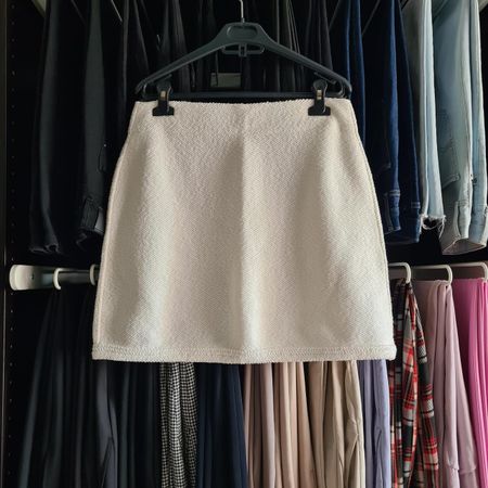 Dorothee Schumacher Minirock "Cool Towelling Skirt"Weiss