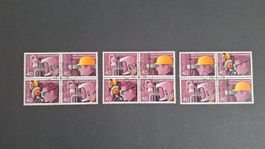 1978 4er Blocksatz mit ET-Stempel