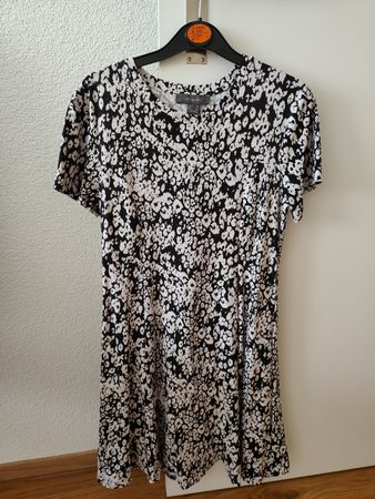 Kleid Primark Schwarz Weissrosa Grösse 36 