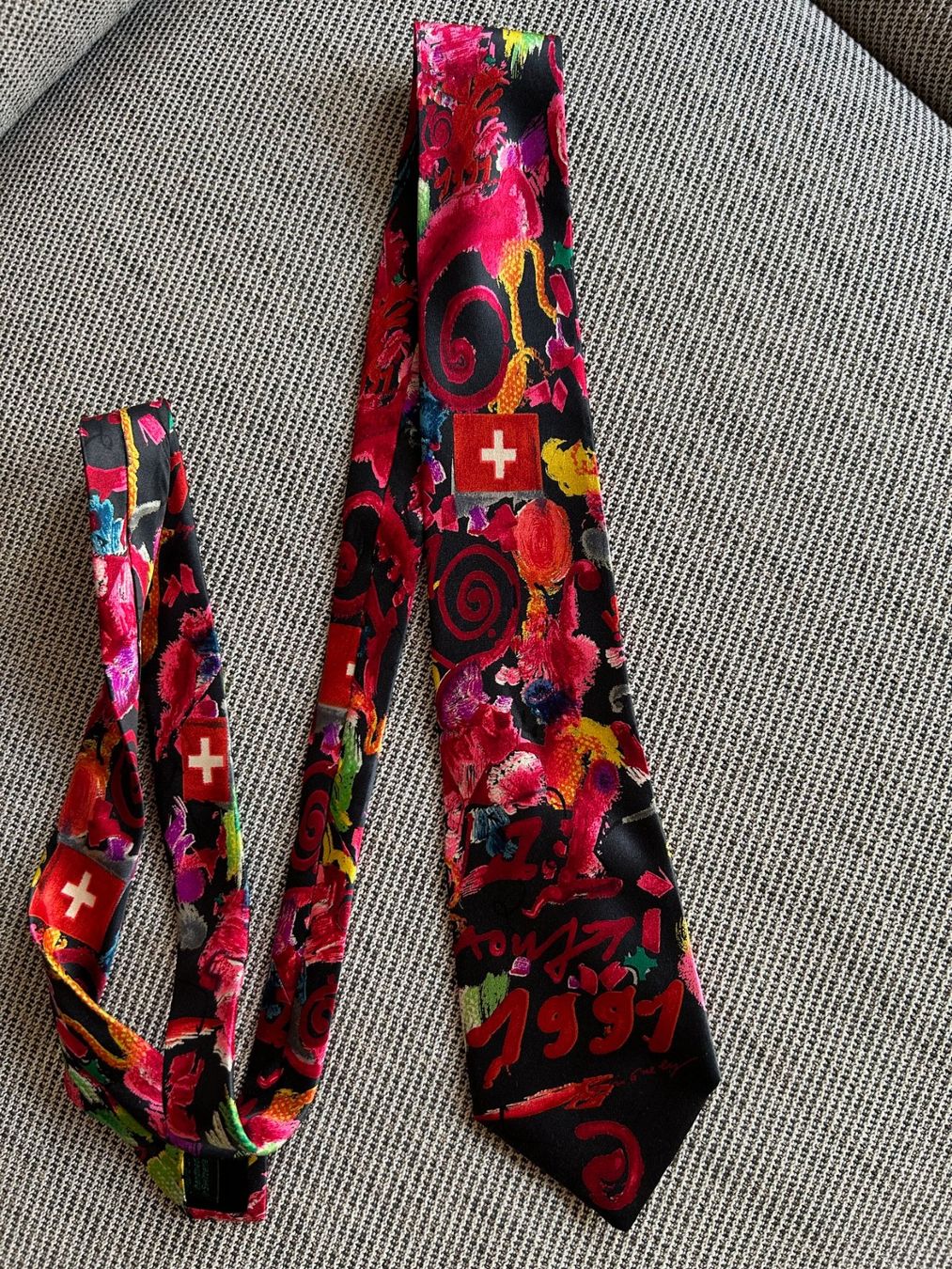 Fabric Frontline Cravatte: Krawatte Jean Tinguely – Nuovo (secondo la descrizione) da Binningen venduto da Kilini 2