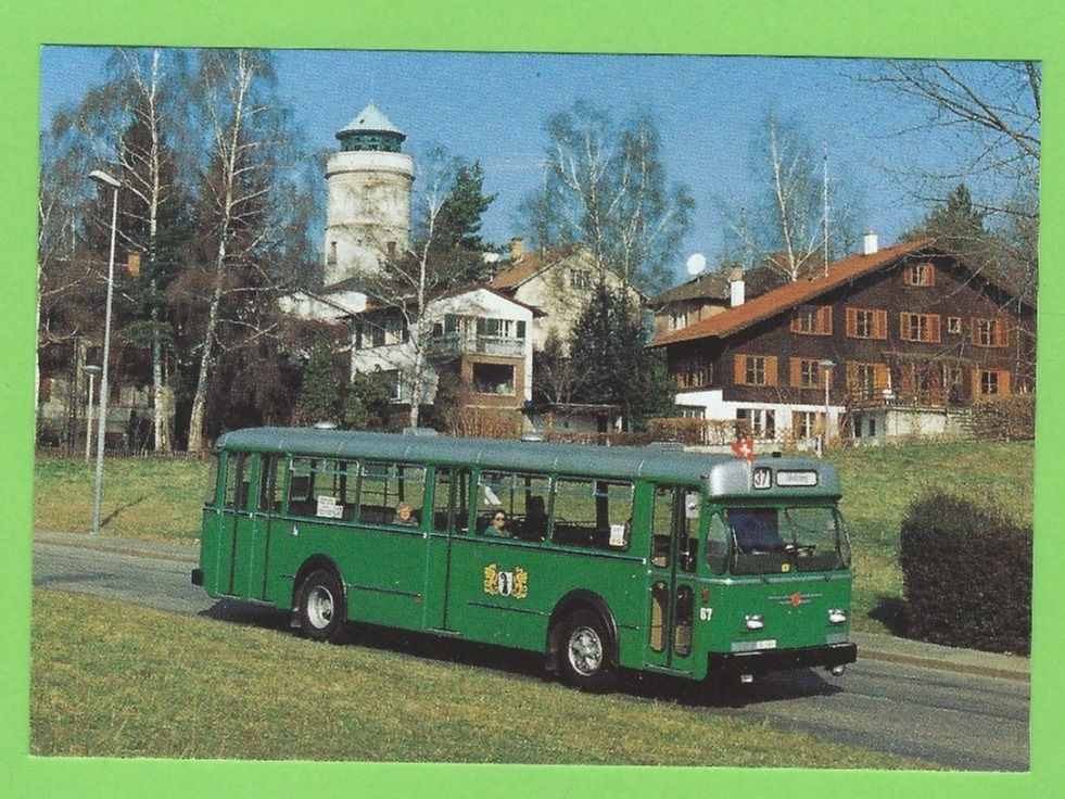 Cartoline postali: Basel Autobus BVB – Usato da Zürich venduto da t24_de