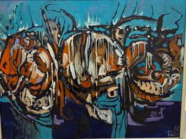 Paul Racle Original Gemälde 86x66