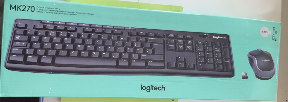 Logitech Tastiere: Logitech MK270 Tastatur und Maus Set – Nuovo e nell'imballaggio originale da Basel venduto da tamy90