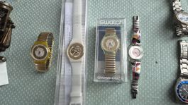 4 Swatch Uhren Sammlerstücke 
