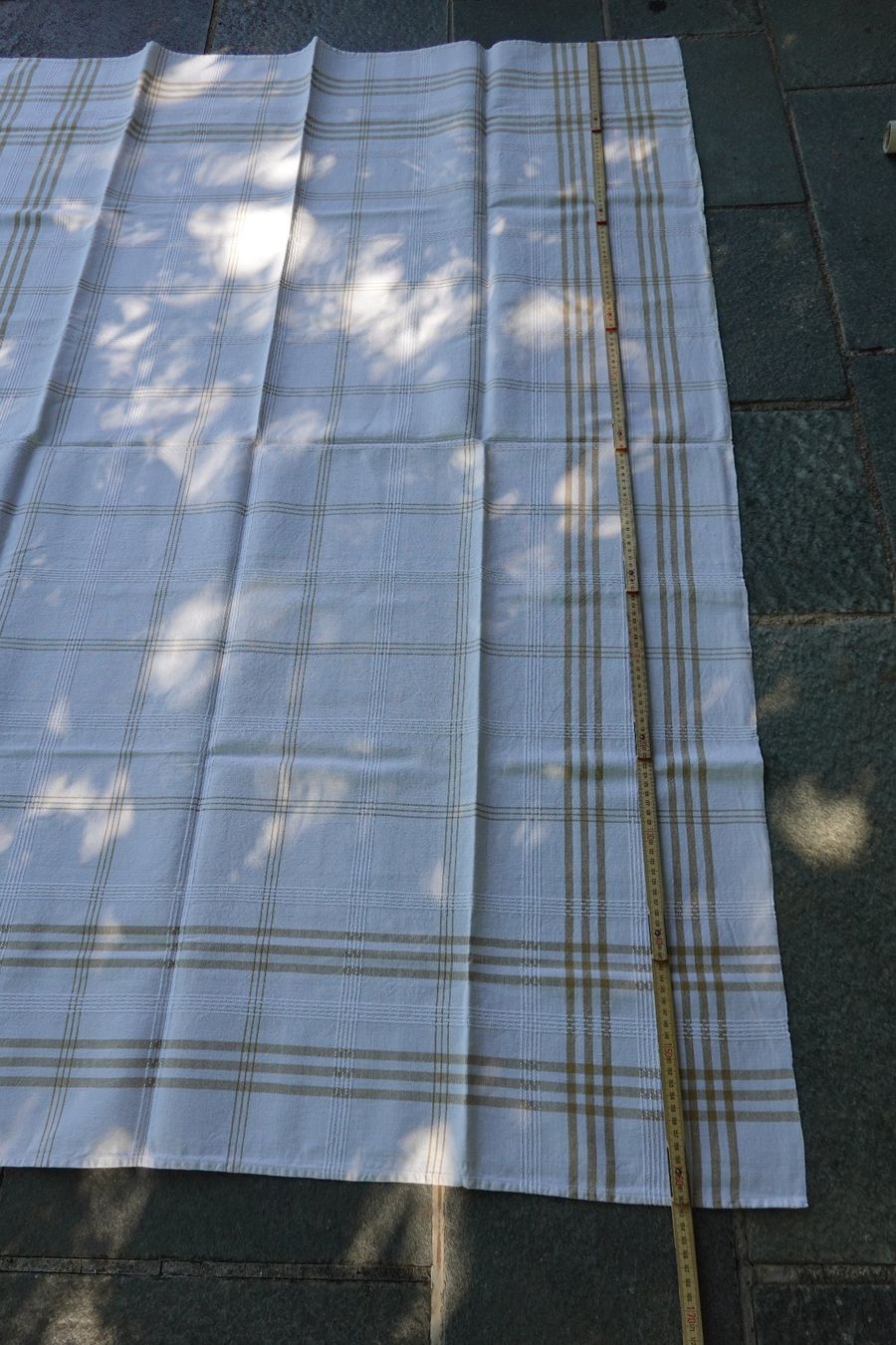 Altra biancheria da tavola: ältere Tischdecke + 3 Servietten creme/beige – Usato da Jona venduto da simongarden 7