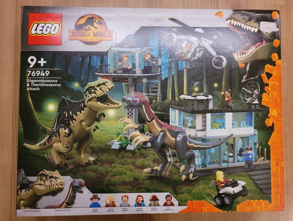 LEGO® Jurassic World 76949 Giganotosaurus & Therizinos (Neu und ...
