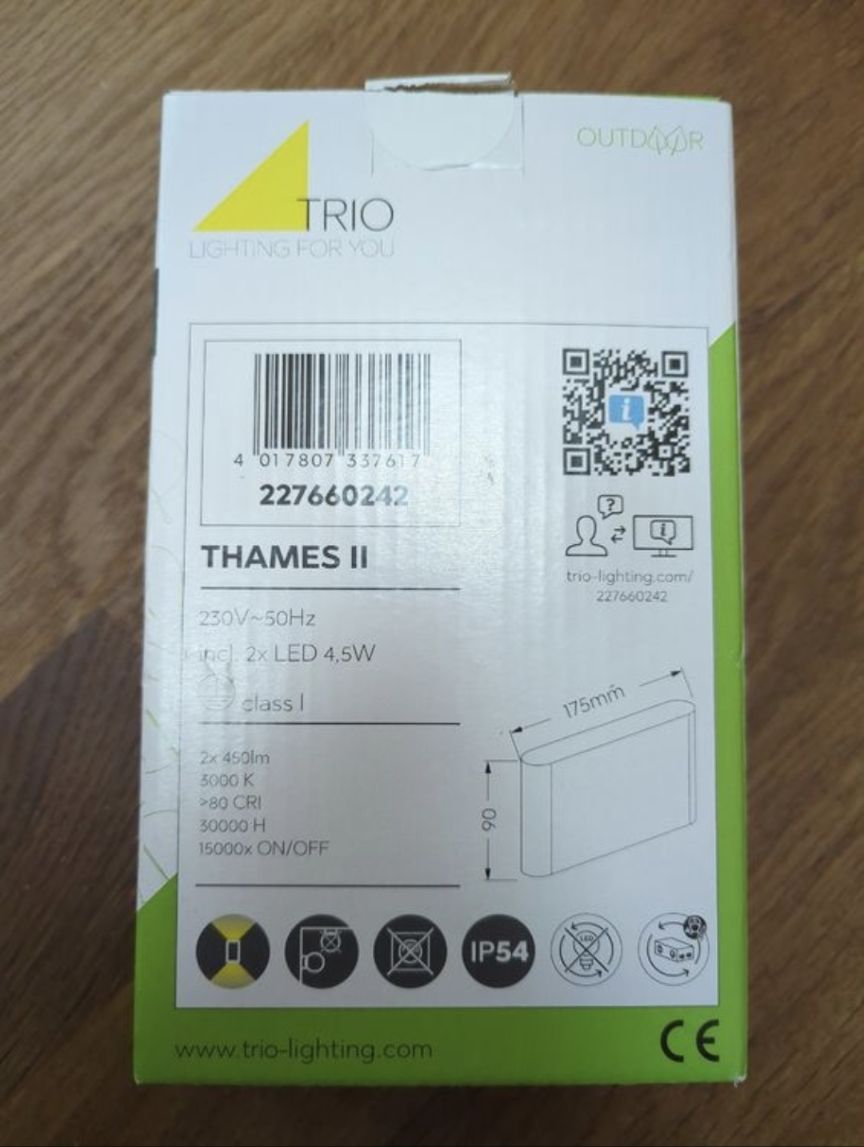 Lampade: Wandleuchte - Thames 2 – Nuovo e nell'imballaggio originale da Dübendorf venduto da luzi_8810 2