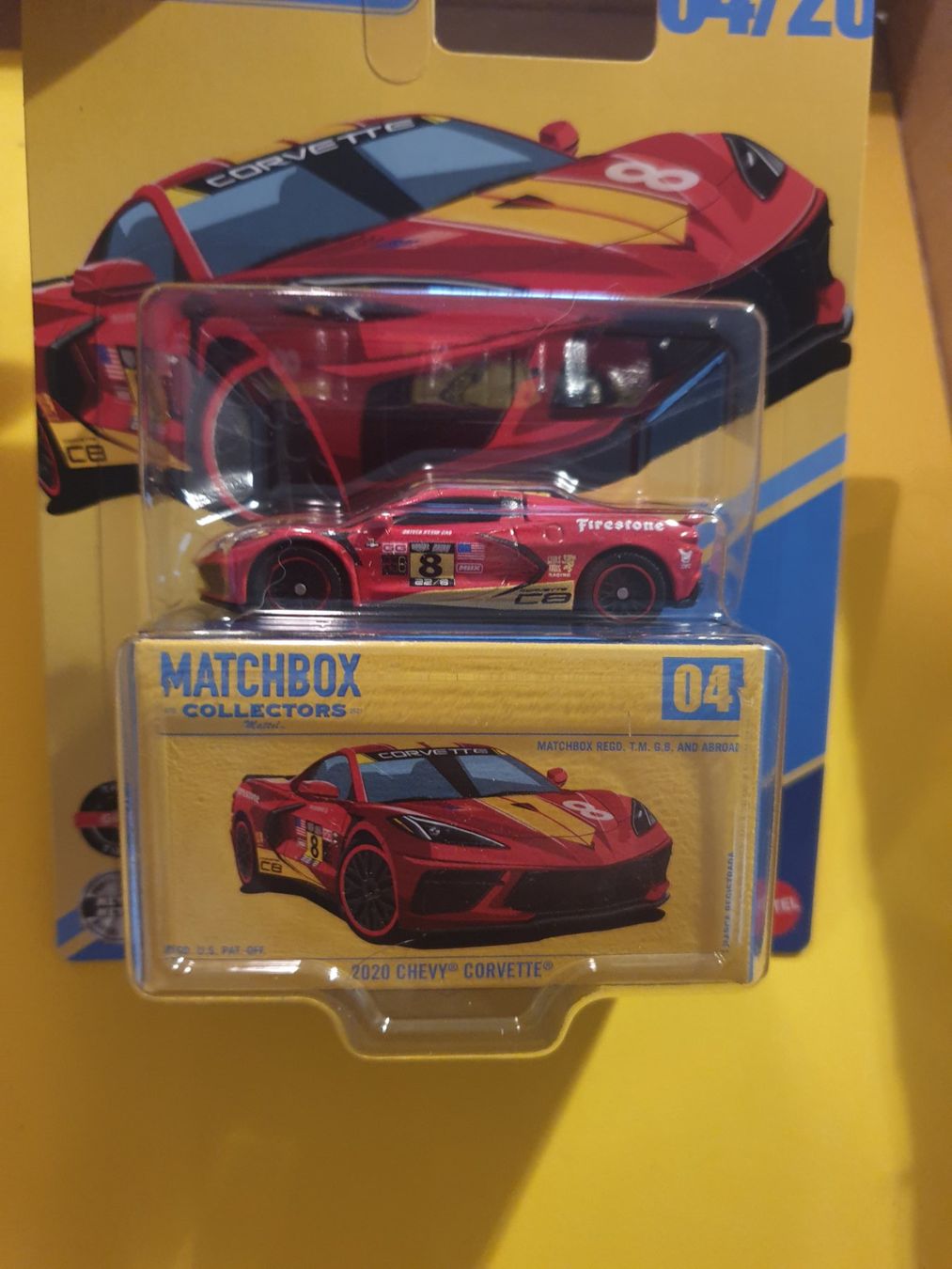 Matchbox Modellini d'auto: Matchbox 2020 CHEVY CORVETTE – Nuovo e nell'imballaggio originale da Oftringen venduto da Rotor 6