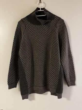 Falconeri Pullover Merinowolle Kaschmir grau Grösse M