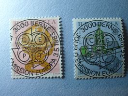 1983 Europa 698-699 ET Vollstempel
