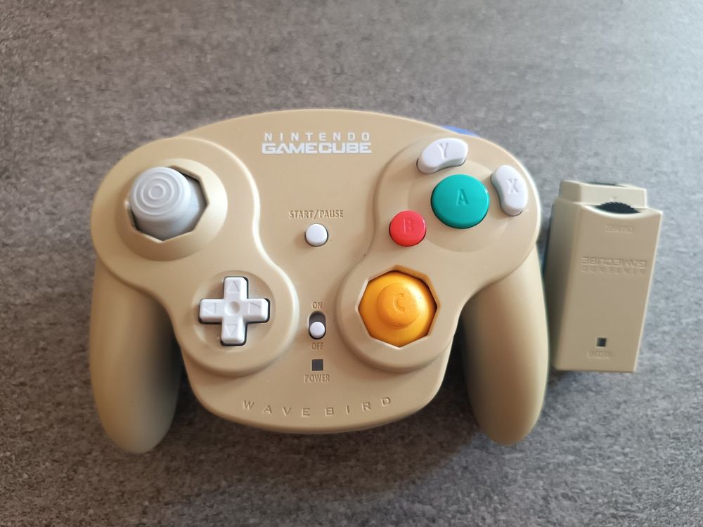 Nintendo Gamecube Wavebird Controller Original Grau Wireless (Gebraucht ...