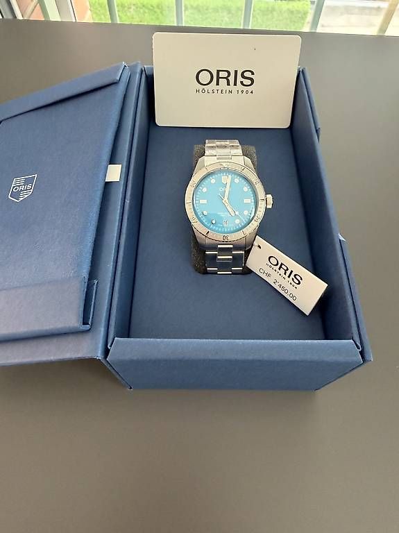 Oris Orologi: DIVERS SIXTY-FIVE COTTON CANDY – Usato da Zürich venduto da timeio-swapwatch 1