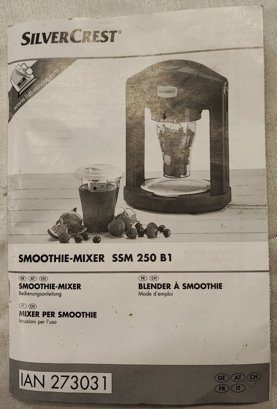 SilverCrest Küchengeräte: Silvercrest Smoothie-Maker Lila, inkl. Zubehör – Gebraucht aus Mosnang von KurtHe 2