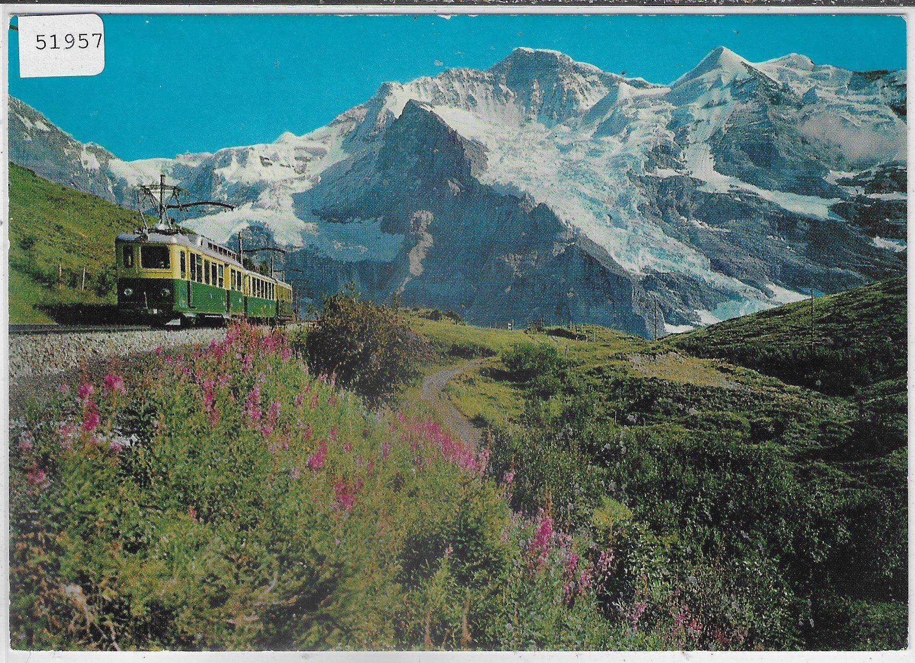 Cartoline postali: Wengernalp-Kleine Scheidegg Bahn – Usato da Ettingen venduto da Kartenplanet