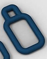 INVOXIA GPS Befestigungsclips dunkelblau