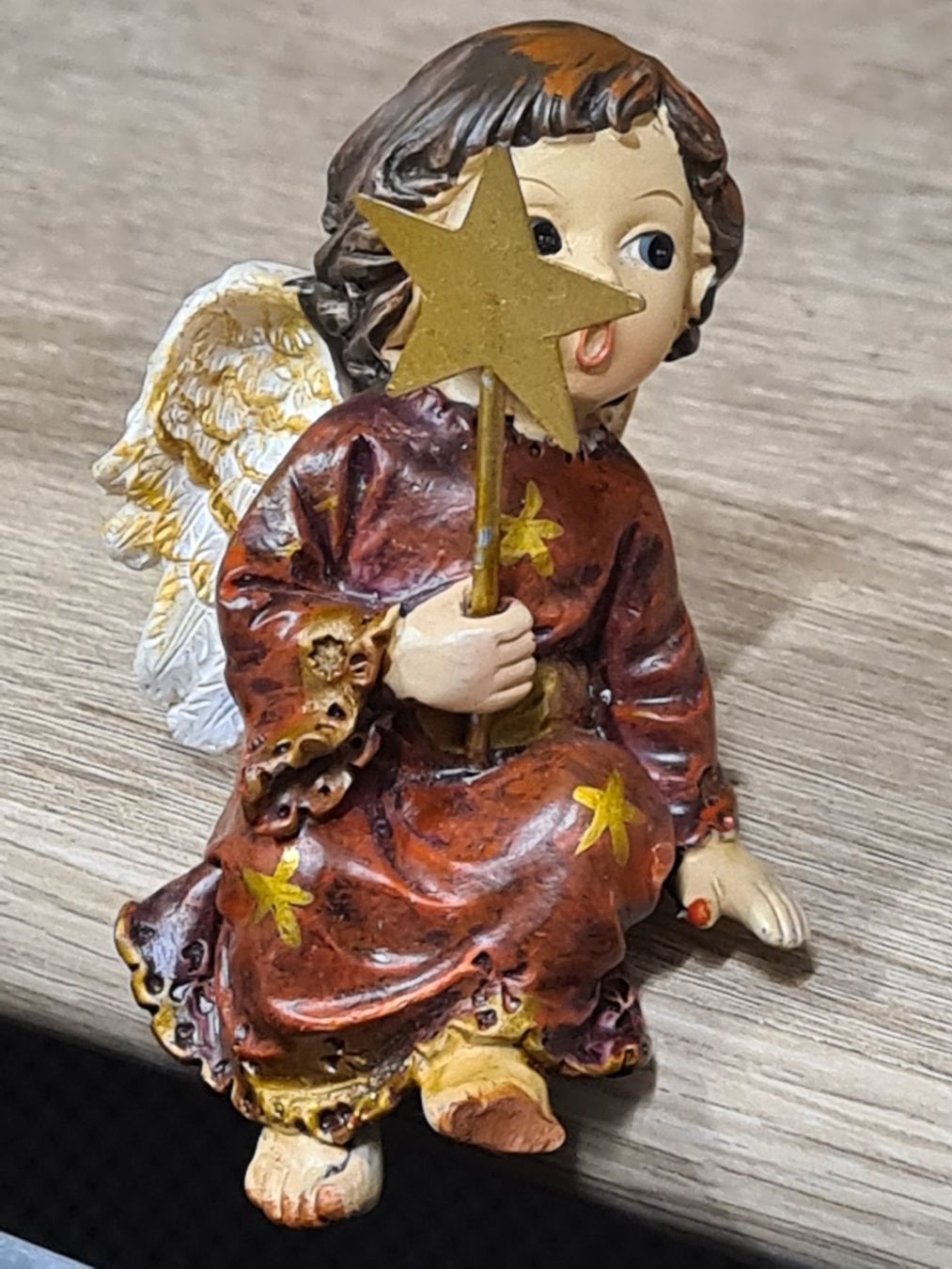 Statuette: Kantenhocker Engel ca H 7 cm – Usato da Amriswil venduto da kleindeko