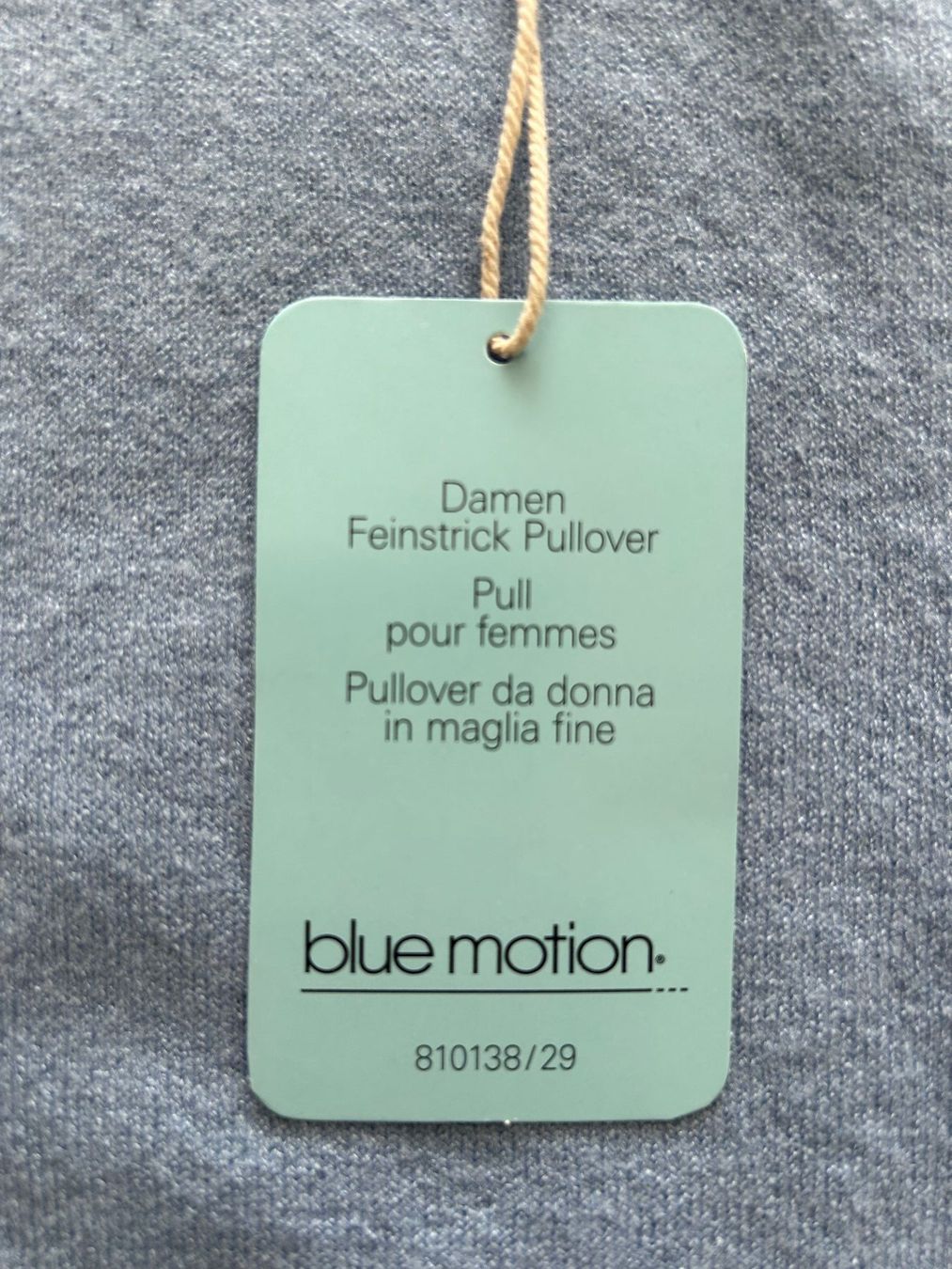 Pullover & Sweatshirts: Damen Feinstrick Pullover Gr. L, NEU, hellblau – Neu und originalverpackt aus Zürich von Aengely 1