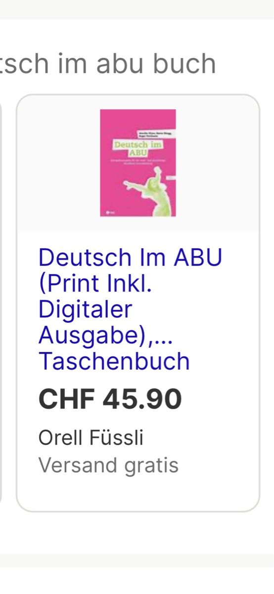 Libri: Deutsch im ABU – Usato da Horgen venduto da med_sh5v 3