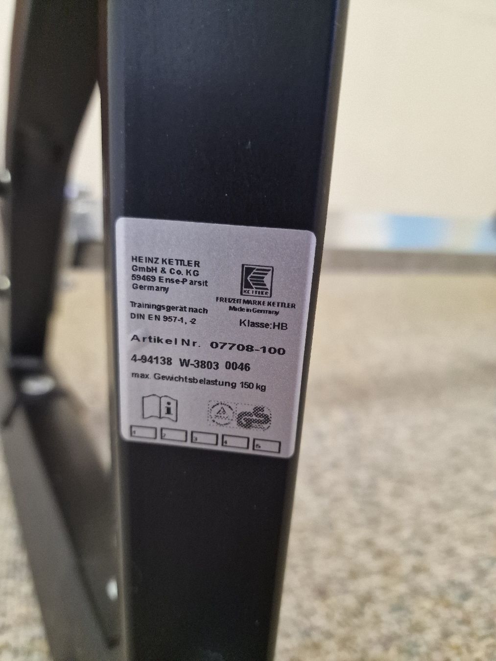 Kettler Hometrainer: Kettler Hantelbank – Usato da Appenzell venduto da UB8231 1