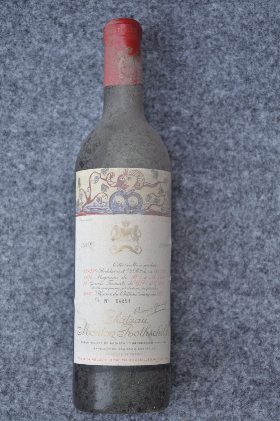 Mouton Rothschild Vino: Château Mouton Rothschild 1968 – Nuovo (secondo la descrizione) da Sempach Station venduto da Miss_sixty6