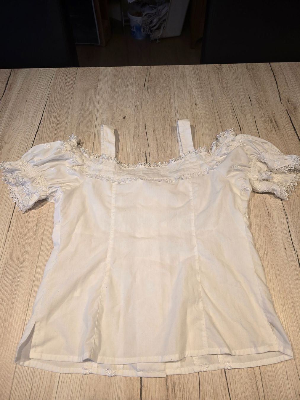 Camicette: Dirndlbluse, weiss, Grösse 38 – Usato da Flums venduto da kitty29 5