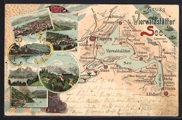 Litho Altdorf /Vierwaldstätter See, Weg
